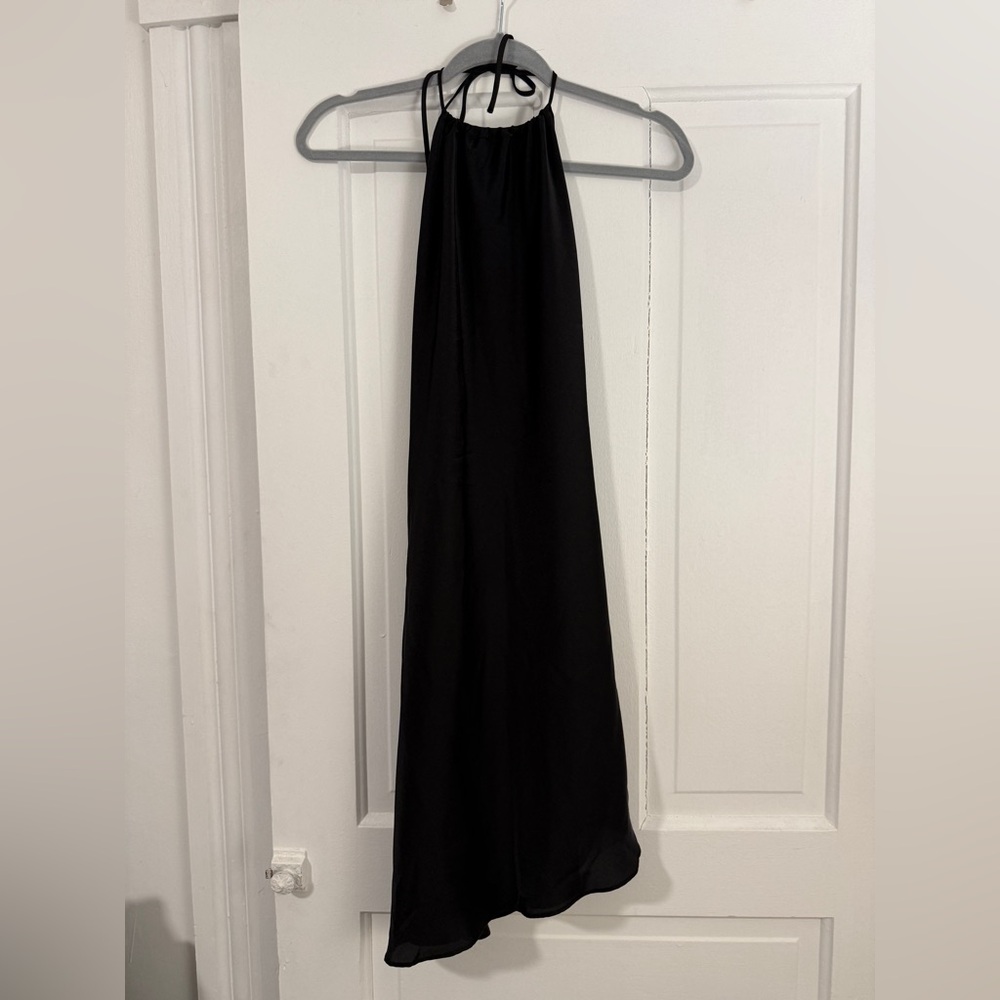 Chic Black Backless Dress